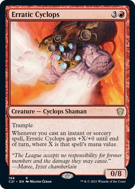 Erratic Cyclops [Commander 2021] MTG Single Magic: The Gathering  | Multizone: Comics And Games