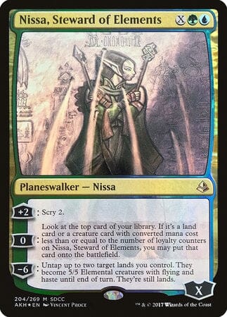 Nissa, Steward of Elements (SDCC 2017 EXCLUSIVE) [San Diego Comic-Con 2017] MTG Single Magic: The Gathering  | Multizone: Comics And Games