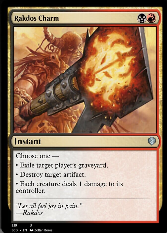 Rakdos Charm [Starter Commander Decks] MTG Single Magic: The Gathering  | Multizone: Comics And Games