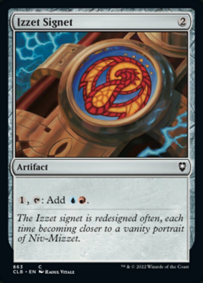 Izzet Signet [Commander Legends: Battle for Baldur's Gate] MTG Single Magic: The Gathering  | Multizone: Comics And Games