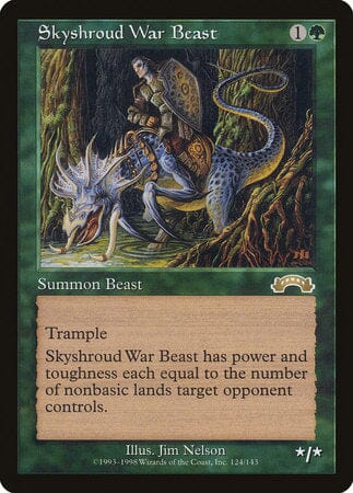 Skyshroud War Beast [Exodus] MTG Single Magic: The Gathering  | Multizone: Comics And Games