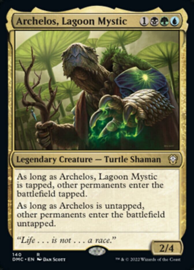 Archelos, Lagoon Mystic [Dominaria United Commander] MTG Single Magic: The Gathering  | Multizone: Comics And Games