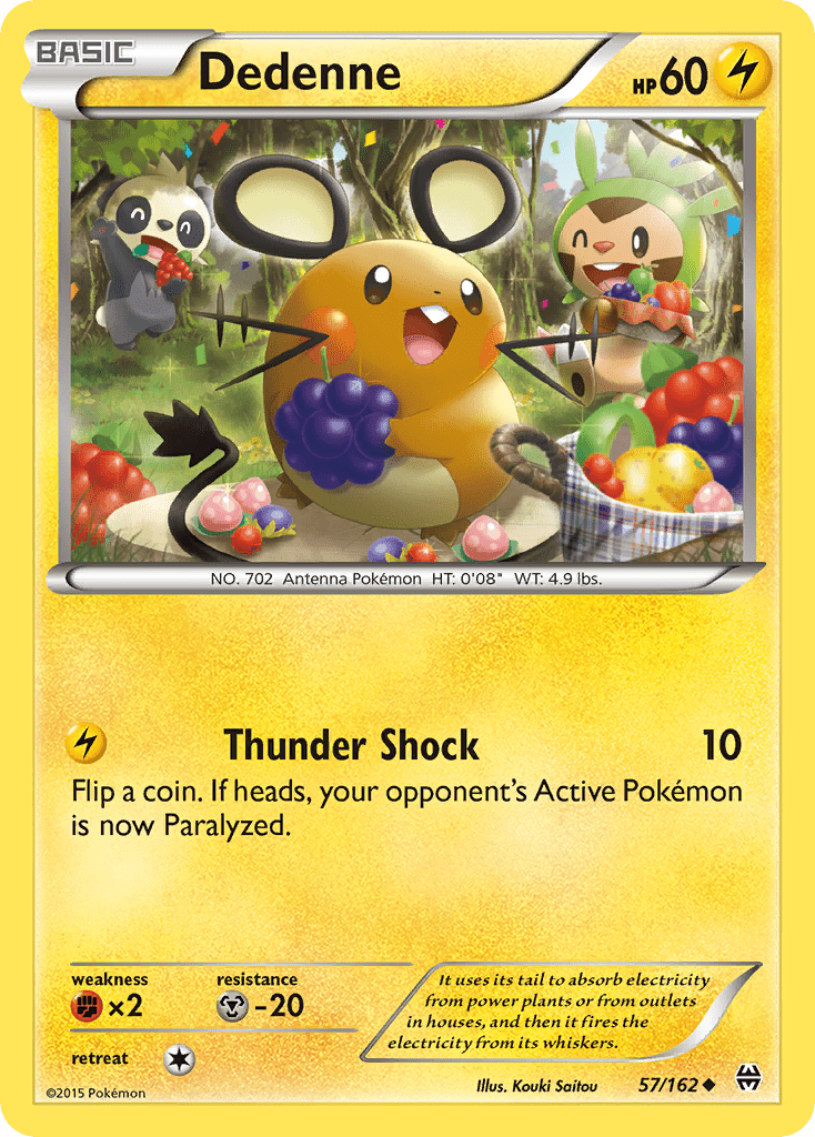 Dedenne (57/162) [XY: BREAKthrough] Pokemon Single Pokémon  | Multizone: Comics And Games