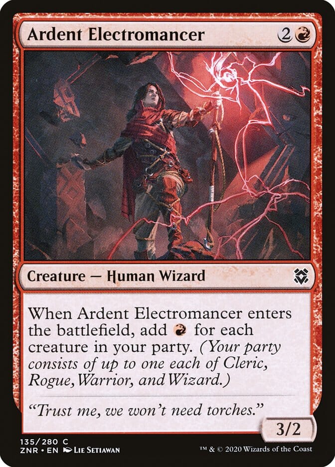 Ardent Electromancer [Zendikar Rising] MTG Single Magic: The Gathering  | Multizone: Comics And Games