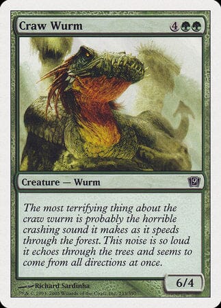 Craw Wurm [Ninth Edition] MTG Single Magic: The Gathering  | Multizone: Comics And Games
