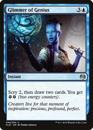 Glimmer of Genius [Kaladesh] MTG Single Magic: The Gathering  | Multizone: Comics And Games