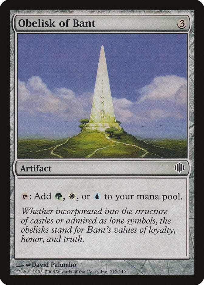 Obelisk of Bant [Shards of Alara] MTG Single Magic: The Gathering  | Multizone: Comics And Games