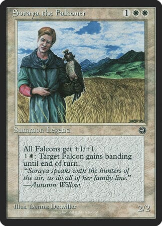 Soraya the Falconer [Homelands] MTG Single Magic: The Gathering  | Multizone: Comics And Games
