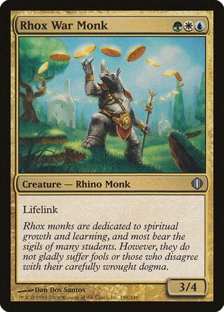 Rhox War Monk [Shards of Alara] MTG Single Magic: The Gathering  | Multizone: Comics And Games