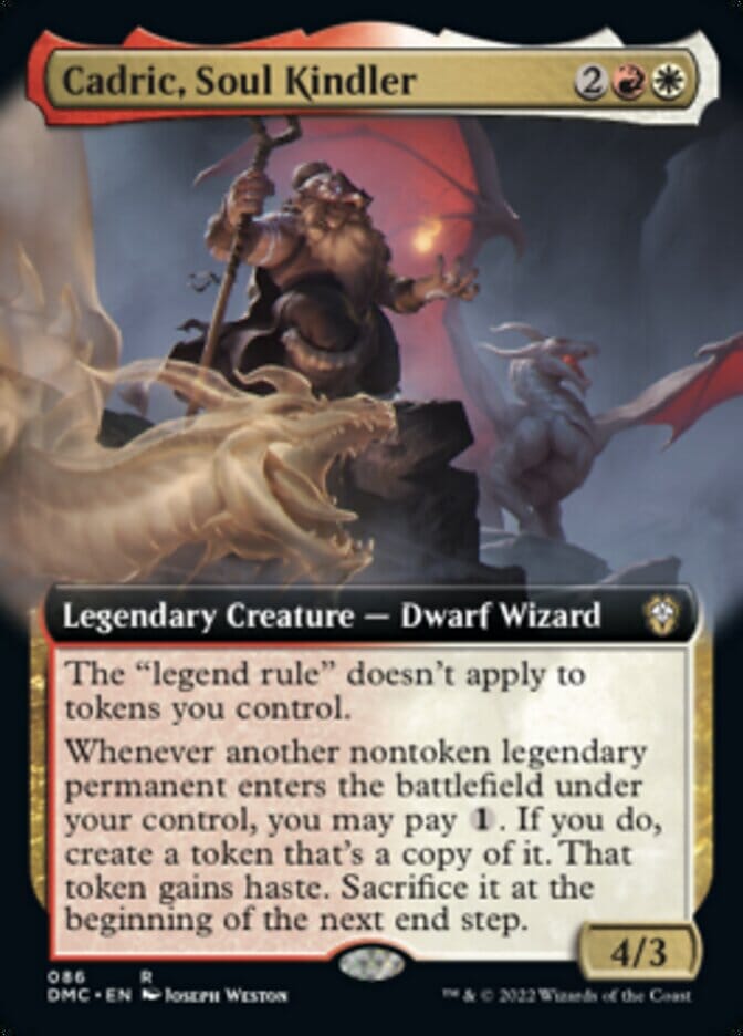 Cadric, Soul Kindler (Extended Art) [Dominaria United Commander] MTG Single Magic: The Gathering  | Multizone: Comics And Games