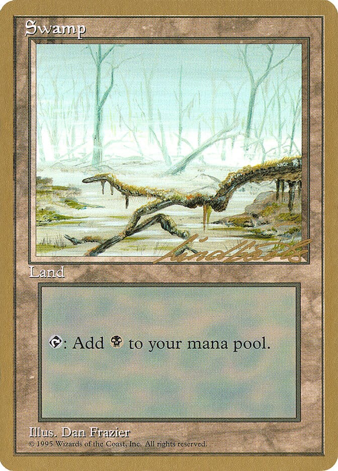 Swamp (ll372) (Leon Lindback) [Pro Tour Collector Set] MTG Single Magic: The Gathering  | Multizone: Comics And Games