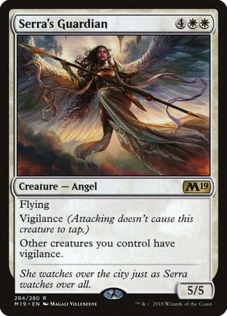 Serra's Guardian [Core Set 2019] MTG Single Magic: The Gathering  | Multizone: Comics And Games