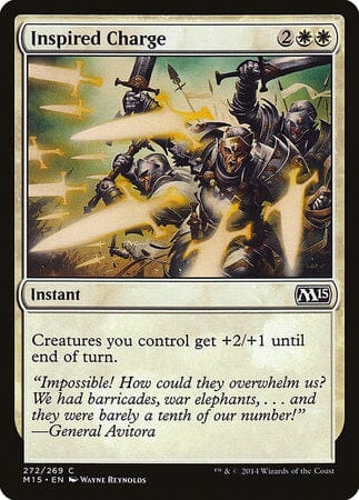 Inspired Charge [Magic 2015] MTG Single Magic: The Gathering  | Multizone: Comics And Games