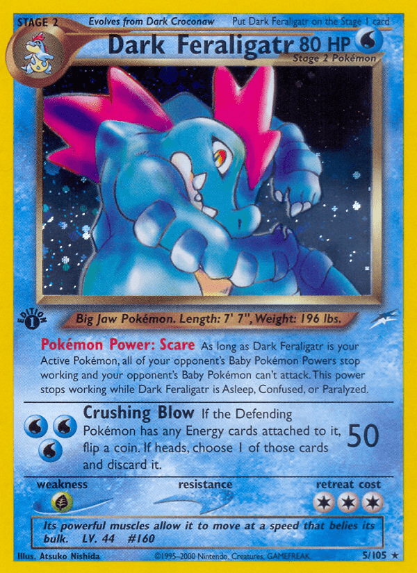 Dark Feraligatr (5/105) [Neo Destiny 1st Edition] Pokemon Single Pokémon  | Multizone: Comics And Games