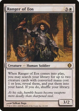 Ranger of Eos [Shards of Alara] MTG Single Magic: The Gathering  | Multizone: Comics And Games