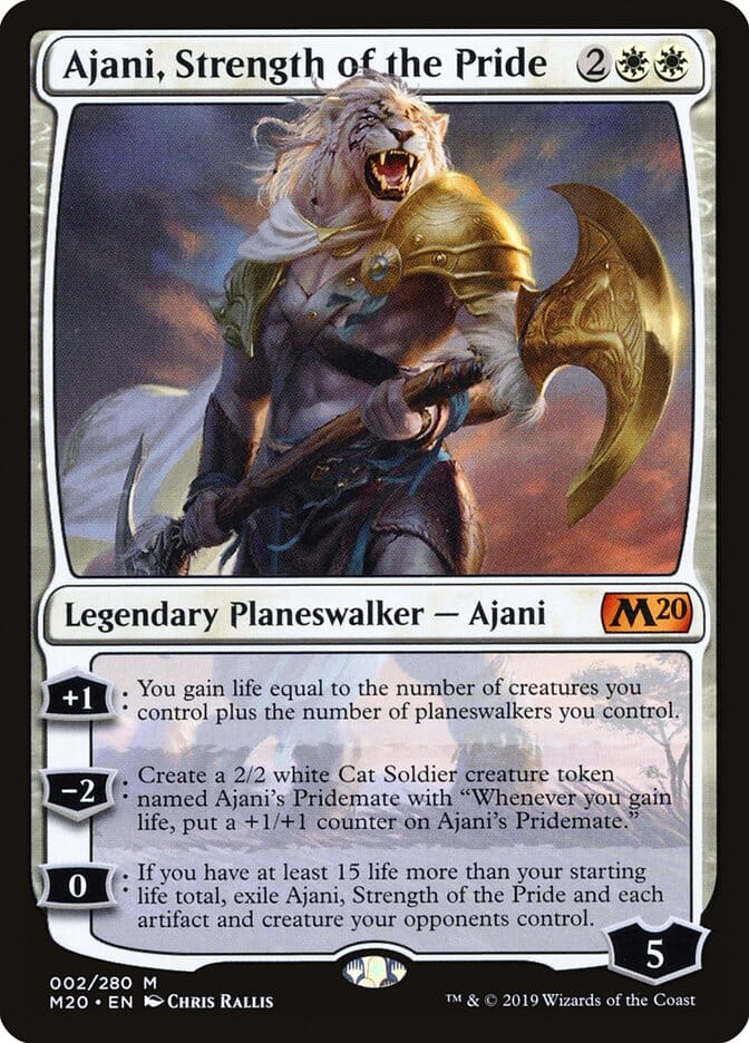 Ajani, Strength of the Pride [Core Set 2020] MTG Single Magic: The Gathering  | Multizone: Comics And Games