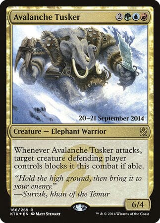 Avalanche Tusker [Khans of Tarkir Promos] MTG Single Magic: The Gathering  | Multizone: Comics And Games