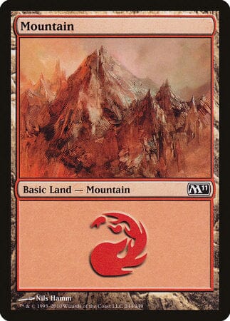 Mountain (244) [Magic 2011] MTG Single Magic: The Gathering  | Multizone: Comics And Games