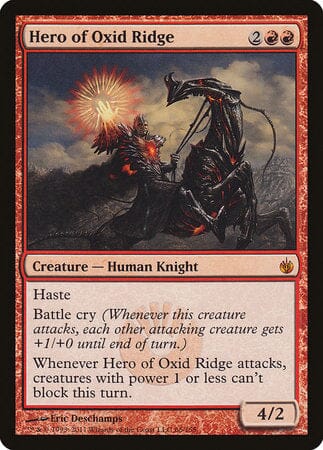 Hero of Oxid Ridge [Mirrodin Besieged] MTG Single Magic: The Gathering  | Multizone: Comics And Games