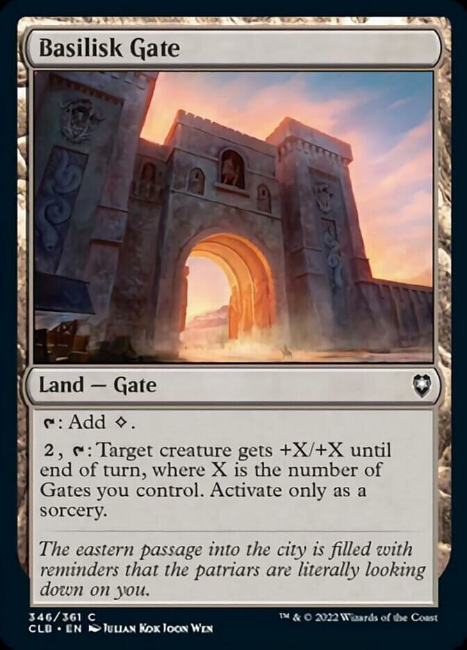 Basilisk Gate [Commander Legends: Battle for Baldur's Gate] MTG Single Magic: The Gathering  | Multizone: Comics And Games