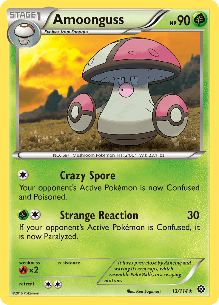 Amoonguss (13/114) [XY: Steam Siege] Pokemon Single Pokémon  | Multizone: Comics And Games