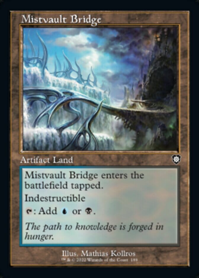 Mistvault Bridge (Retro) [The Brothers' War Commander] MTG Single Magic: The Gathering  | Multizone: Comics And Games