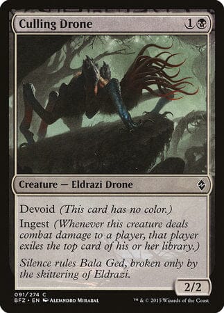 Culling Drone [Battle for Zendikar] MTG Single Magic: The Gathering  | Multizone: Comics And Games