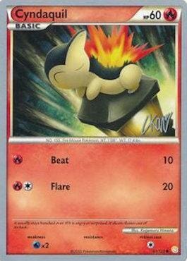 Cyndaquil (61/123) (Reshiphlosion - Christopher Kan) [World Championships 2011] Pokemon Single Pokémon  | Multizone: Comics And Games