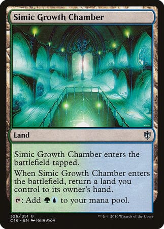Simic Growth Chamber [Commander 2016] MTG Single Magic: The Gathering  | Multizone: Comics And Games
