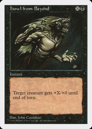 Howl from Beyond [Fifth Edition] MTG Single Magic: The Gathering  | Multizone: Comics And Games