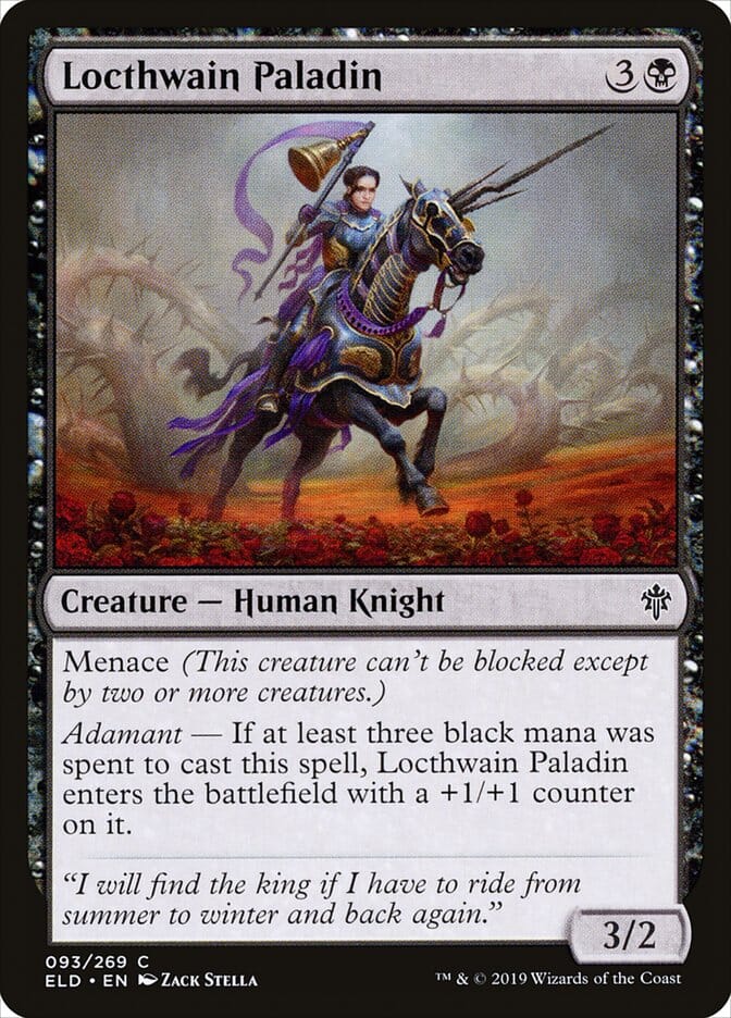 Locthwain Paladin [Throne of Eldraine] MTG Single Magic: The Gathering  | Multizone: Comics And Games