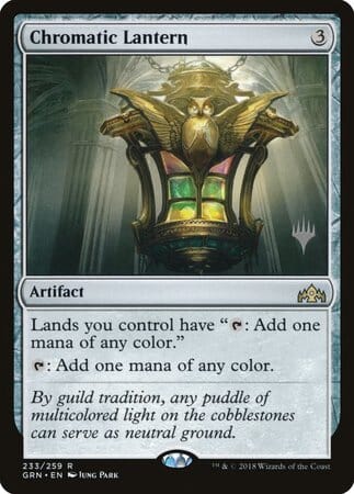 Chromatic Lantern [Guilds of Ravnica Promos] MTG Single Magic: The Gathering  | Multizone: Comics And Games