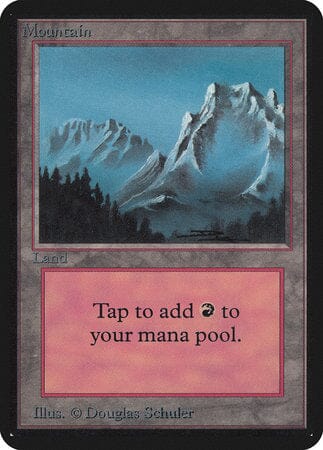 Mountain (B) [Limited Edition Alpha] MTG Single Magic: The Gathering  | Multizone: Comics And Games