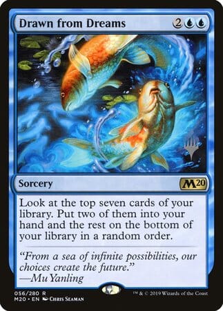 Drawn from Dreams [Core Set 2020 Promos] MTG Single Magic: The Gathering  | Multizone: Comics And Games