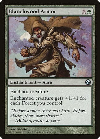 Blanchwood Armor [Duels of the Planeswalkers] MTG Single Magic: The Gathering  | Multizone: Comics And Games