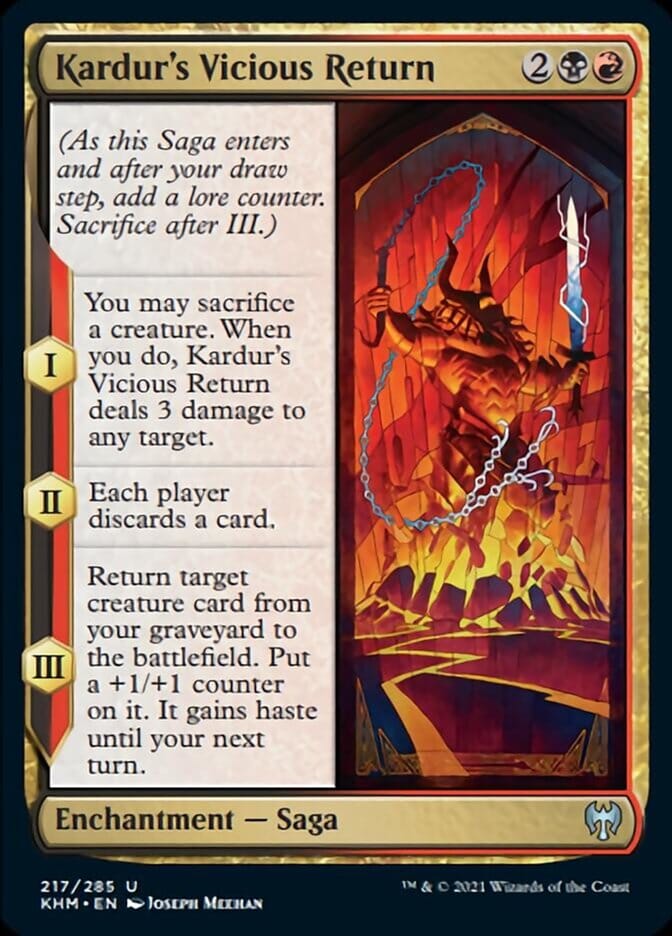 Kardur's Vicious Return [Kaldheim] MTG Single Magic: The Gathering  | Multizone: Comics And Games