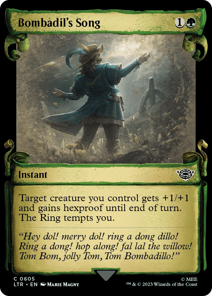 Bombadil's Song [The Lord of the Rings: Tales of Middle-Earth Showcase Scrolls] MTG Single Magic: The Gathering  | Multizone: Comics And Games
