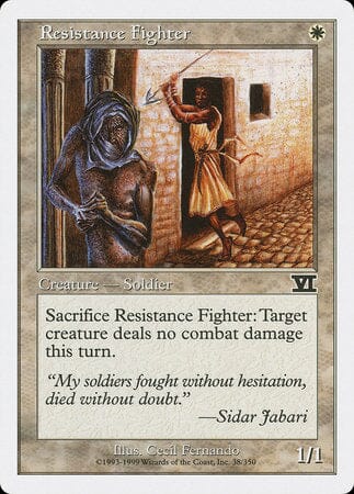 Resistance Fighter [Classic Sixth Edition] MTG Single Magic: The Gathering  | Multizone: Comics And Games
