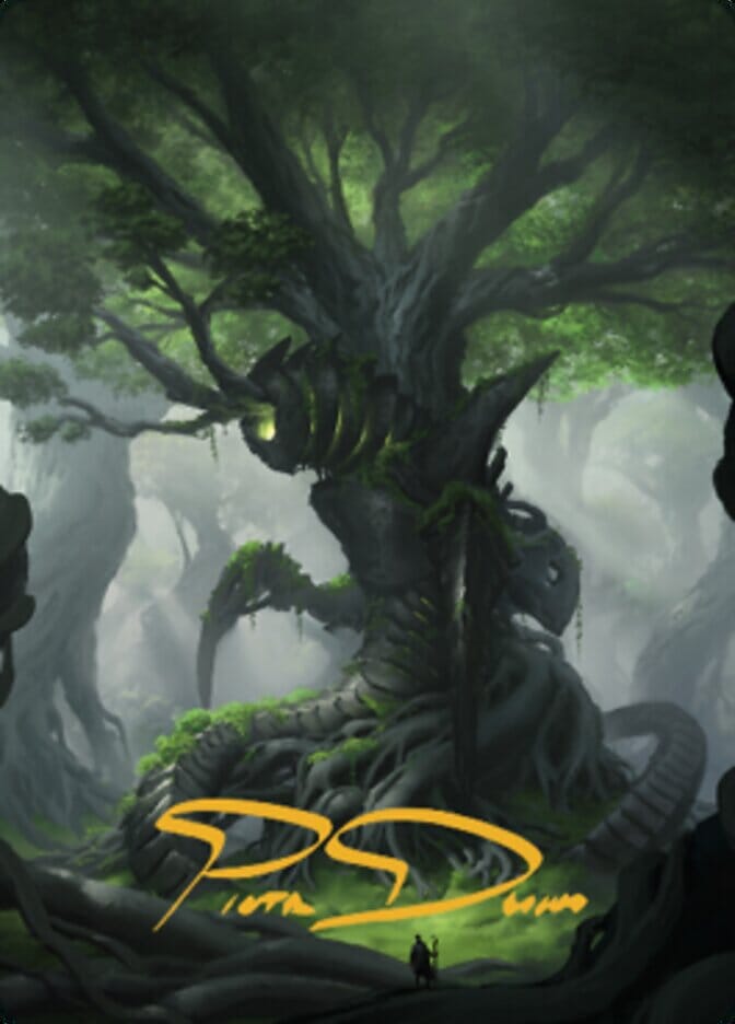 Forest Art Card (Gold-Stamped Signature) [The Brothers' War Art Series] MTG Single Magic: The Gathering  | Multizone: Comics And Games