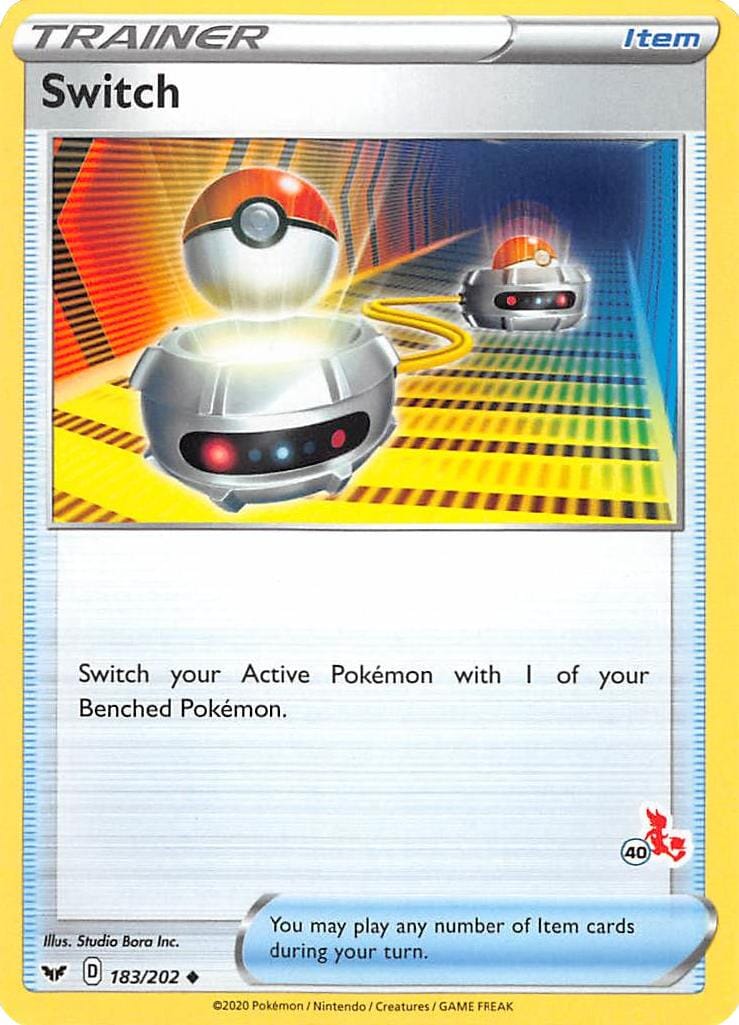 Switch (183/202) (Cinderace Stamp #40) [Battle Academy 2022] Pokemon Single Pokémon  | Multizone: Comics And Games