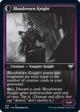Bloodsworn Squire // Bloodsworn Knight [Innistrad: Double Feature] MTG Single Magic: The Gathering  | Multizone: Comics And Games