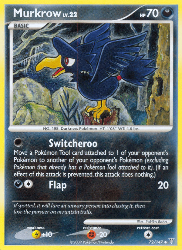 Murkrow (72/147) [Platinum: Supreme Victors] Pokemon Single Pokémon  | Multizone: Comics And Games