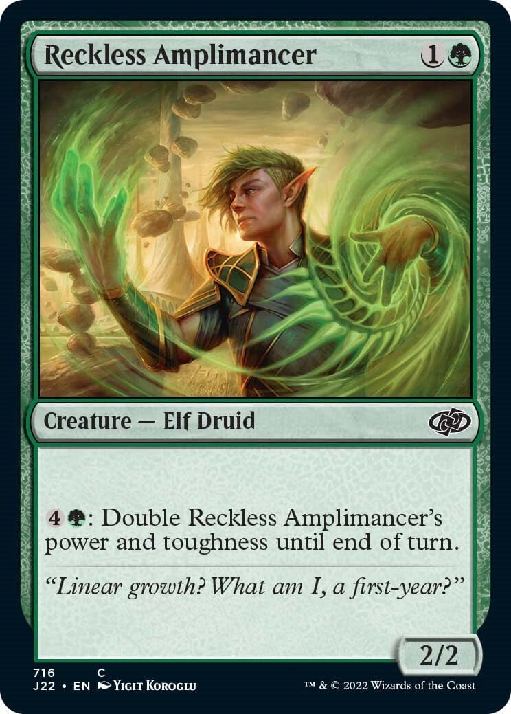 Reckless Amplimancer [Jumpstart 2022] MTG Single Magic: The Gathering  | Multizone: Comics And Games