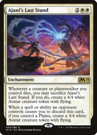 Ajani's Last Stand [Core Set 2019] MTG Single Magic: The Gathering  | Multizone: Comics And Games