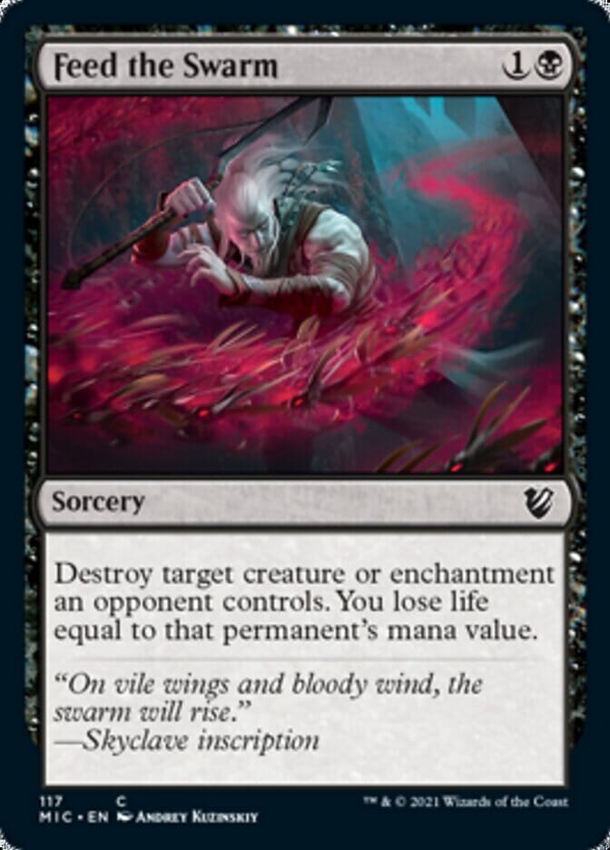 Feed the Swarm [Innistrad: Midnight Hunt Commander] MTG Single Magic: The Gathering  | Multizone: Comics And Games