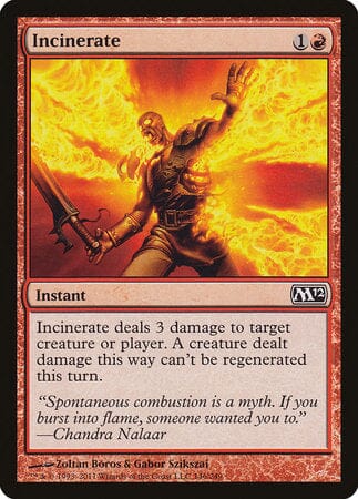 Incinerate [Magic 2012] MTG Single Magic: The Gathering  | Multizone: Comics And Games