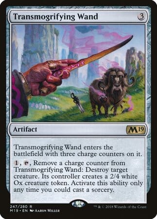 Transmogrifying Wand [Core Set 2019] MTG Single Magic: The Gathering  | Multizone: Comics And Games