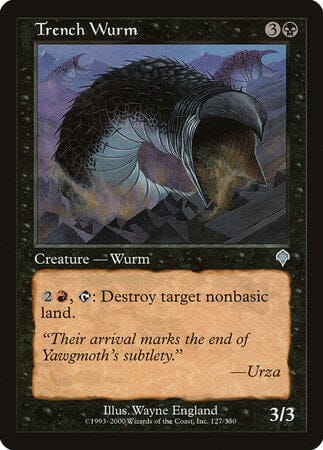 Trench Wurm [Invasion] MTG Single Magic: The Gathering  | Multizone: Comics And Games