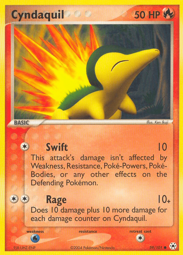 Cyndaquil (59/101) [EX: Hidden Legends] Pokemon Single Pokémon  | Multizone: Comics And Games