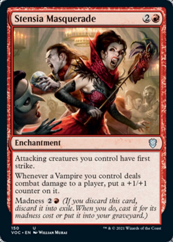 Stensia Masquerade [Innistrad: Crimson Vow Commander] MTG Single Magic: The Gathering  | Multizone: Comics And Games